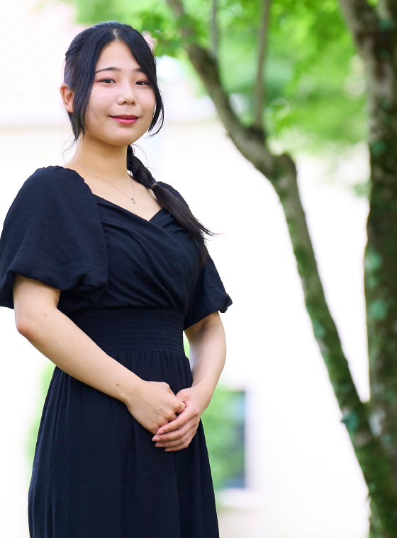 大学院<　 理工学研究科 白澤 真白さん